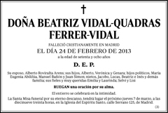 Beatriz Vidal-Quadras